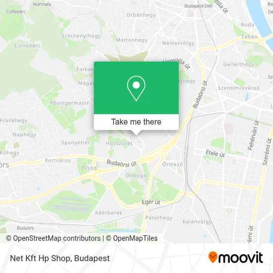 Net Kft Hp Shop map