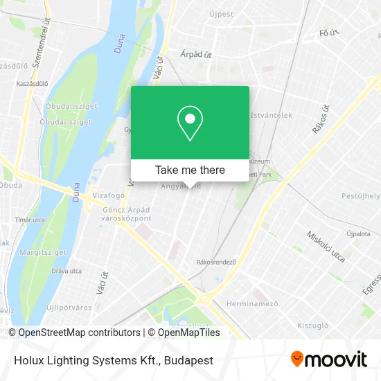 Holux Lighting Systems Kft. map