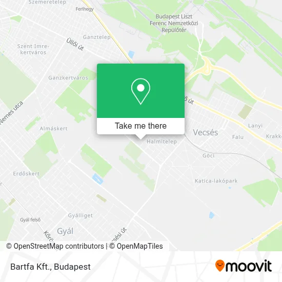 Bartfa Kft. map