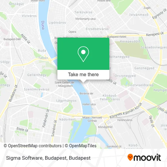 Sigma Software, Budapest map