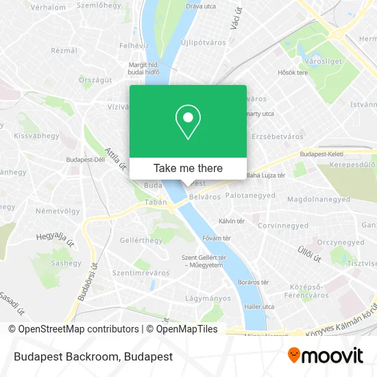 Budapest Backroom map