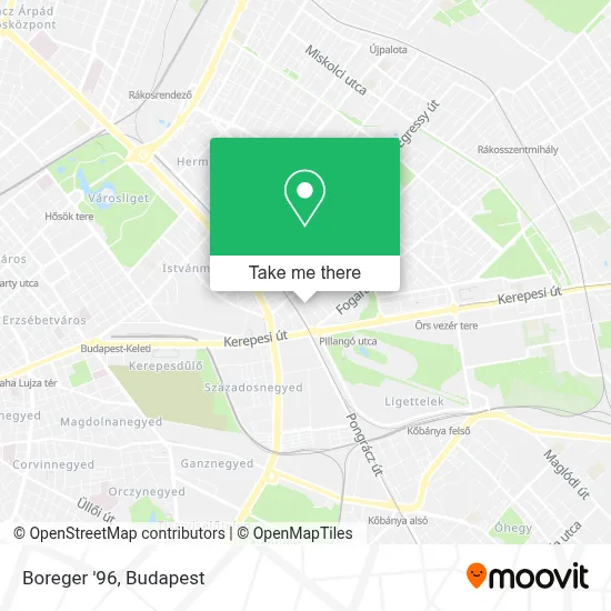 Boreger '96 map