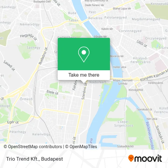 Trio Trend Kft. map