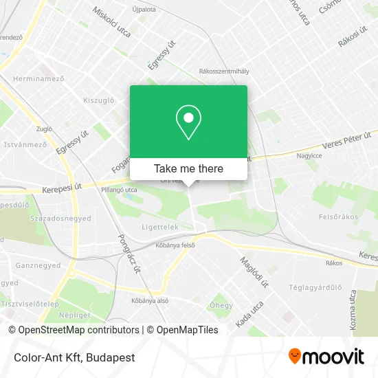Color-Ant Kft map