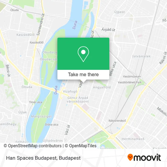 Han Spaces Budapest map