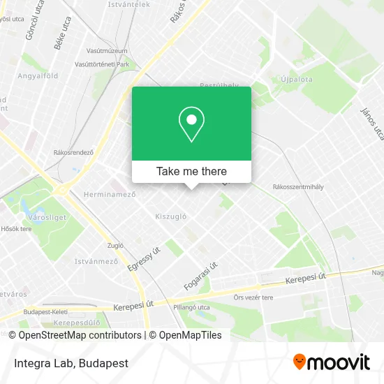 Integra Lab map