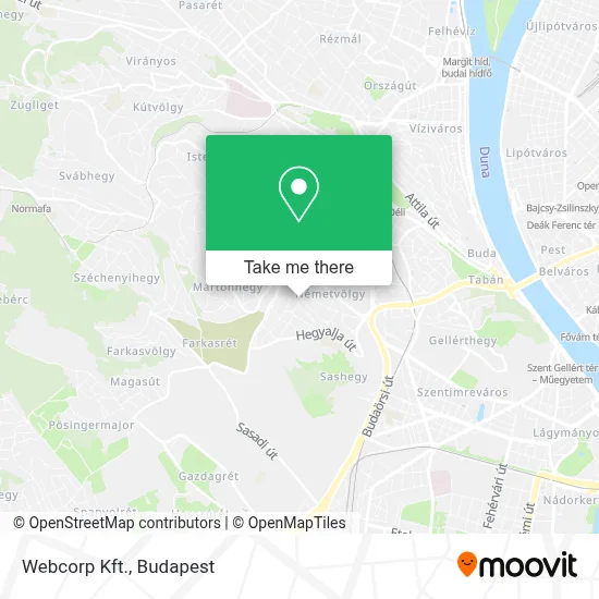 Webcorp Kft. map