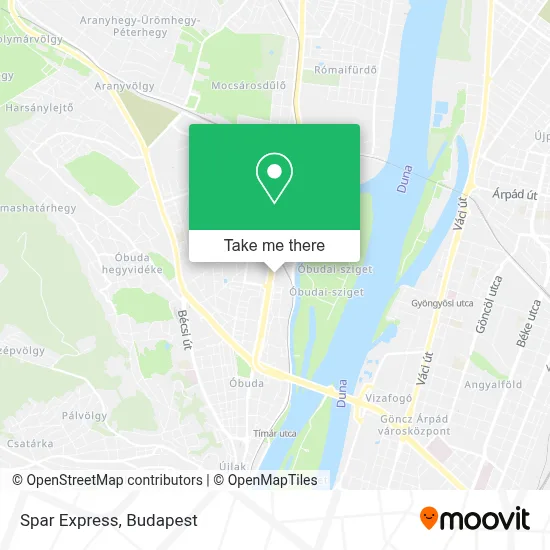 Spar Express map