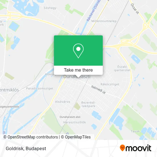 Goldrisk map