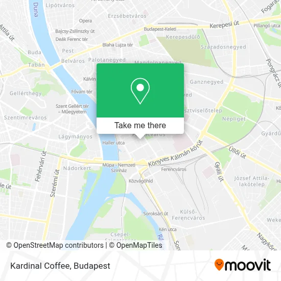Kardinal Coffee map
