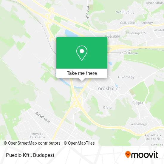 Puedlo Kft. map
