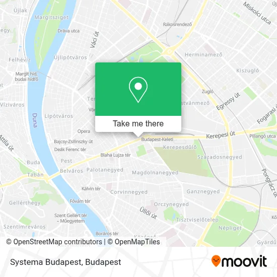 Systema Budapest map