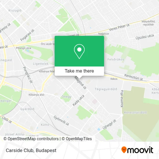 Carside Club map