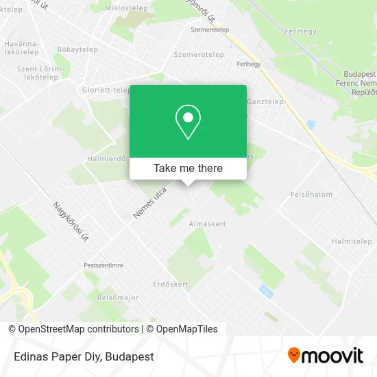 Edinas Paper Diy map