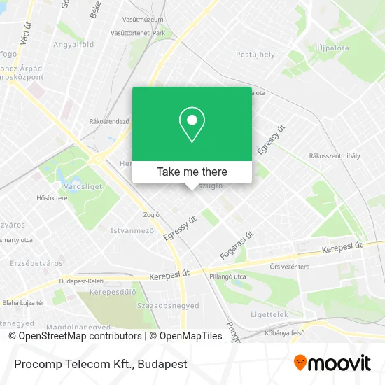 Procomp Telecom Kft. map