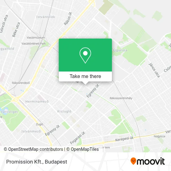 Promission Kft. map