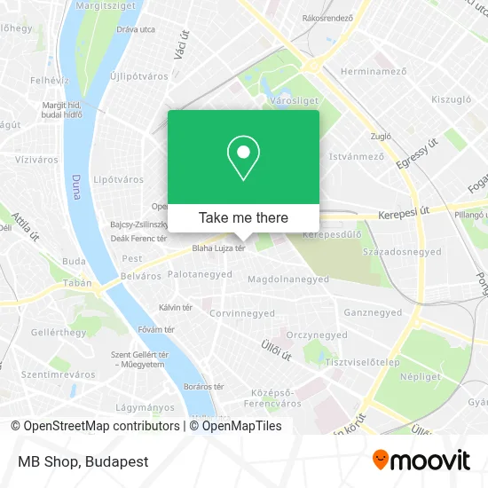 MB Shop map
