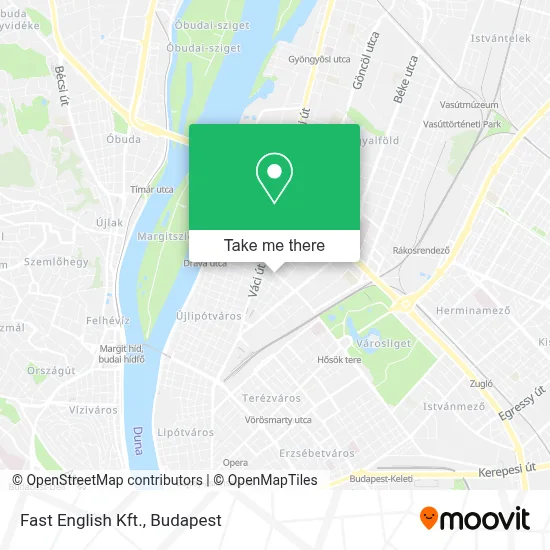 Fast English Kft. map