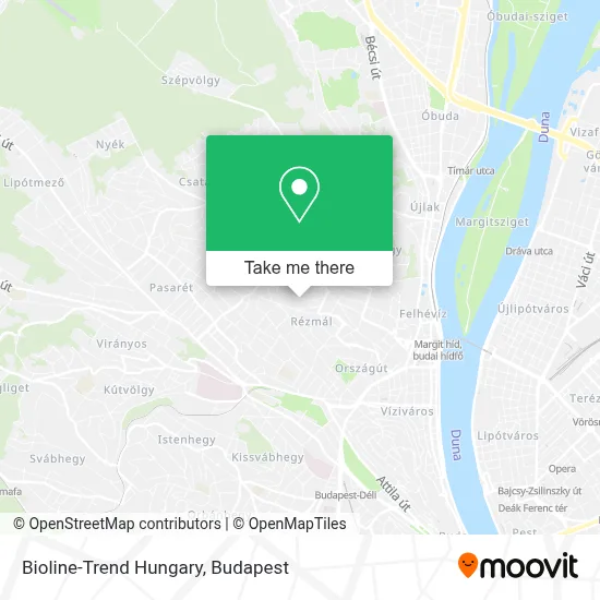 Bioline-Trend Hungary map