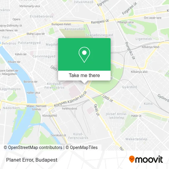 Planet Error map
