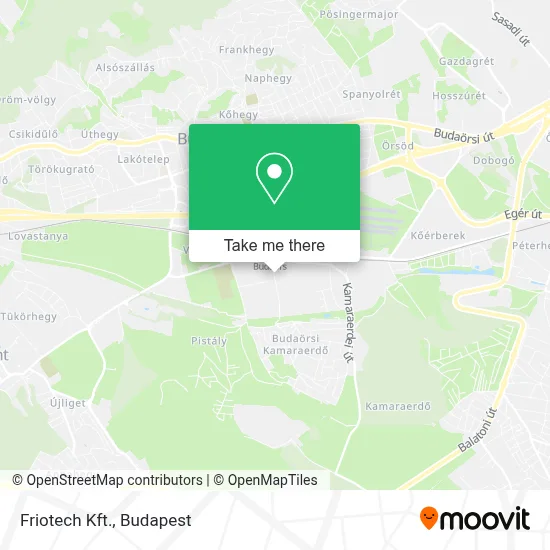 Friotech Kft. map