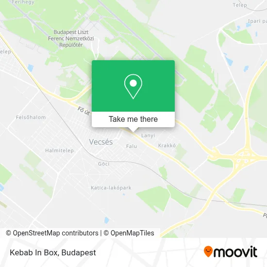 Kebab In Box map