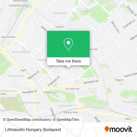 Litheaudio Hungary map