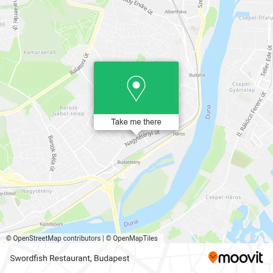 Swordfish Restaurant map
