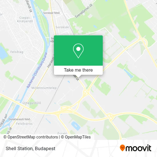 Shell Station map