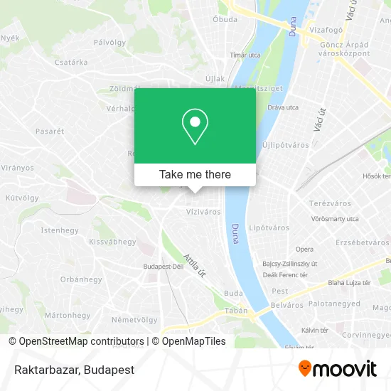 Raktarbazar map