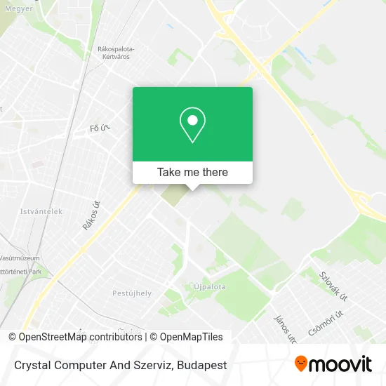Crystal Computer And Szerviz map