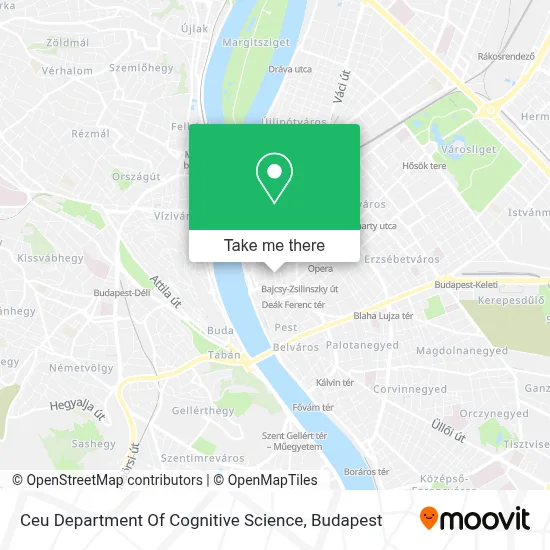 Ceu Department Of Cognitive Science map