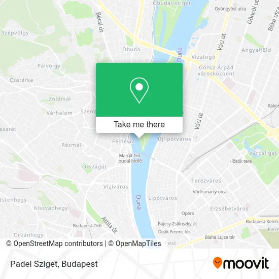 Padel Sziget map
