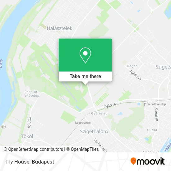 Fly House map