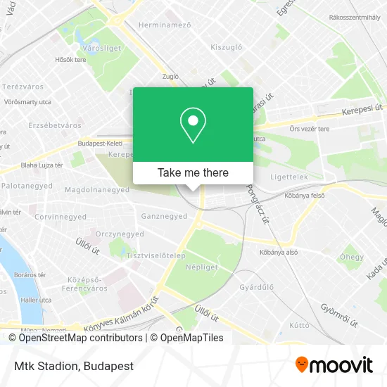 Mtk Stadion map