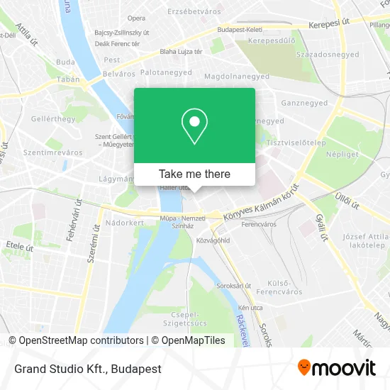 Grand Studio Kft. map