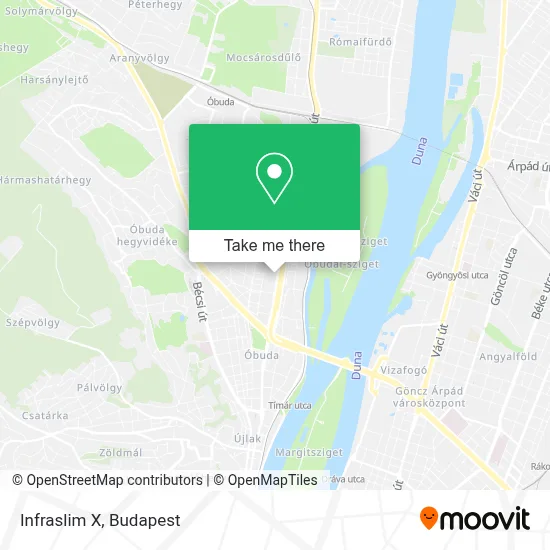 Infraslim X map