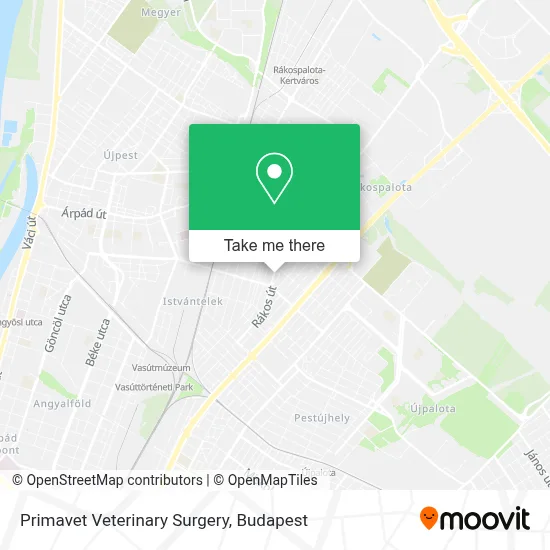 Primavet Veterinary Surgery map