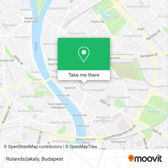 Rolandszakaly map