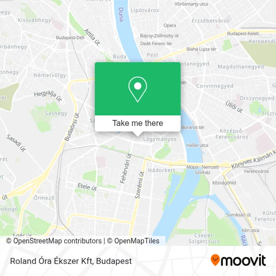 Roland Óra Ékszer Kft map