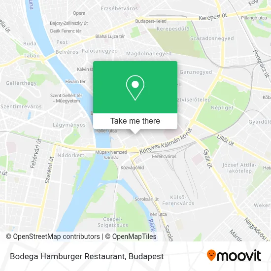 Bodega Hamburger Restaurant map
