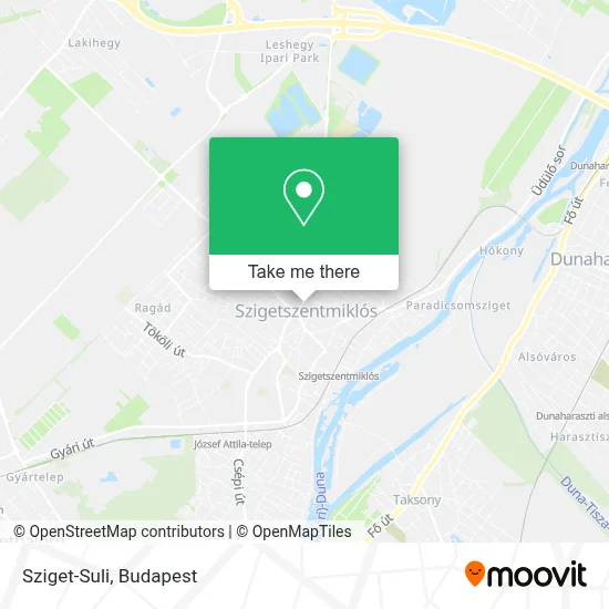 Sziget-Suli map