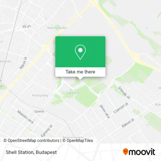 Shell Station map