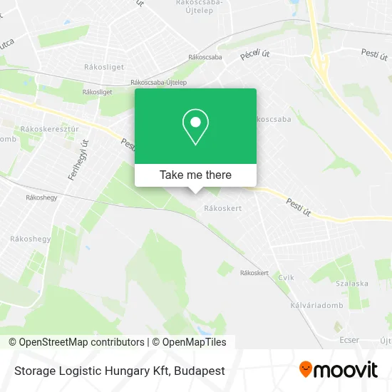 Storage Logistic Hungary Kft map
