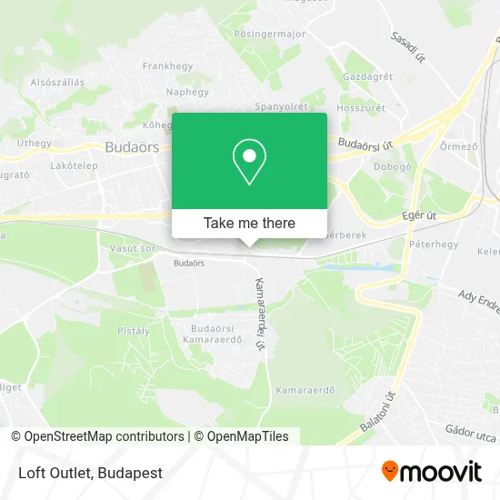 Loft Outlet map