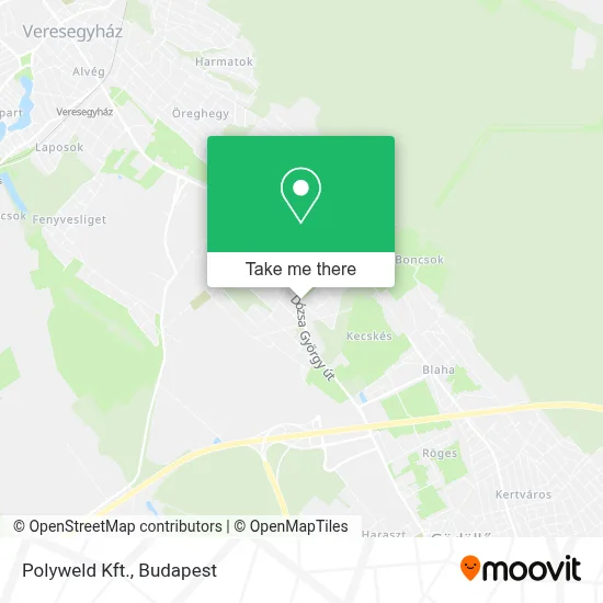 Polyweld Kft. map