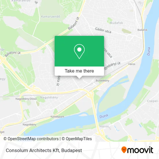 Consolum Architects Kft map
