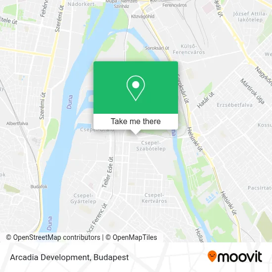 Arcadia Development map