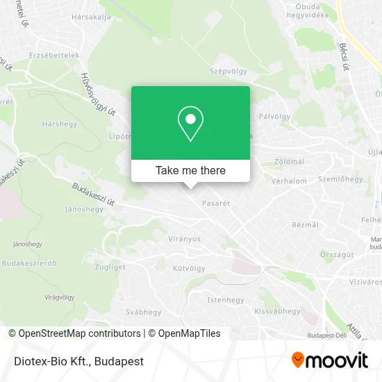 Diotex-Bio Kft. map