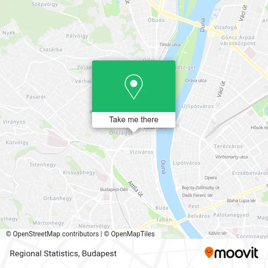 Regional Statistics map